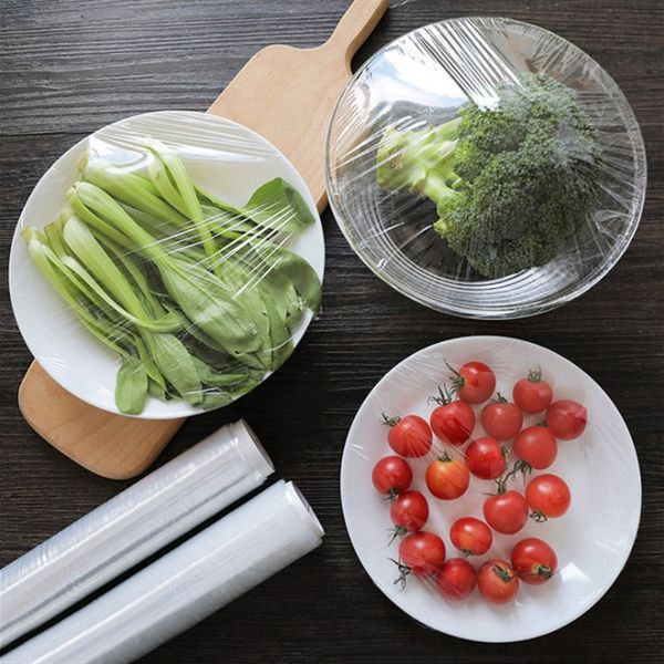 

food savers & storage containers disposable cling film household safety refrigerator preservation durable vegetable fruit plastic wrap kitch