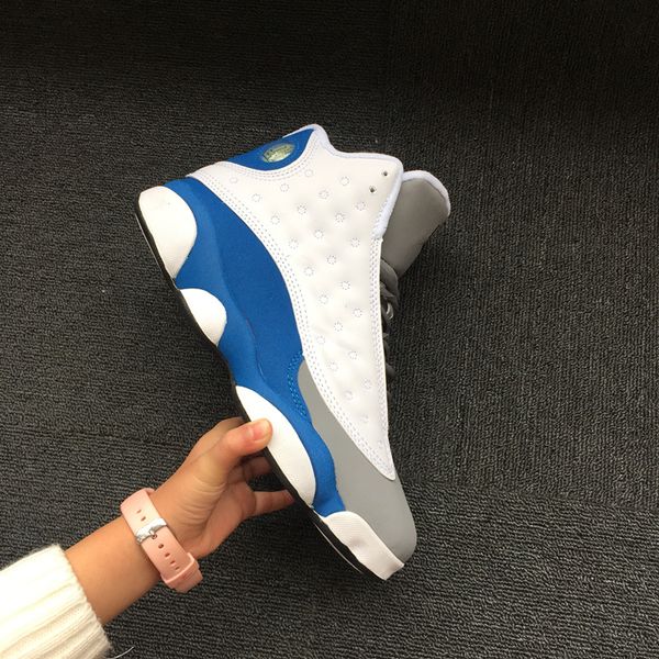 

wholesale with box 13 og high white blue grey 13s men basketball shoes sports sneakers 13s xiii trainers size 7-13