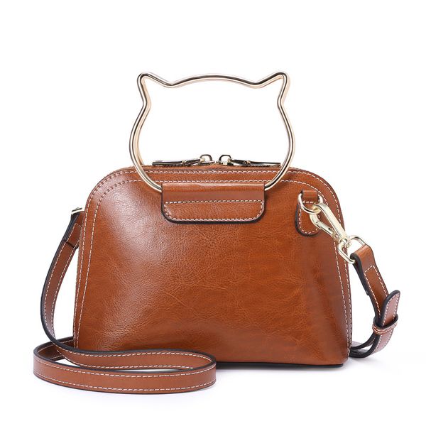 

new fashion tide korean version of the wild messenger bag shoulder leather handbag