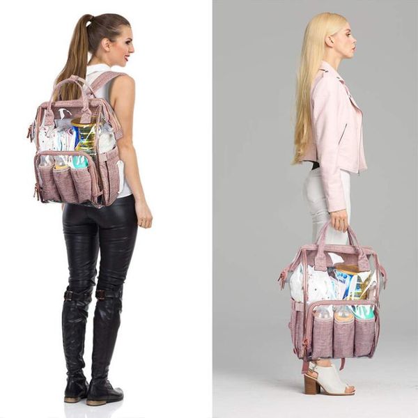 

women mini transparent backpacks clear pvc zipper student school bag school bags for teenage girls travel bag ing