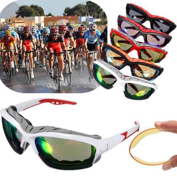 

hobbylane cycling sports glasses anti-uv windproof sandproof fahion outdoor glasses