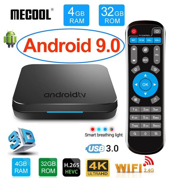 

Mecool km9 android 9 0 mart tv box amlogic 905x2 ddr4 4gb ram 32gb rom u b3 0 4k hdr 2 4ghz 5ghz wifi bt4 1 iptv et box