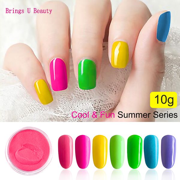 

very fine 10g/box summer series color dipping powder without lamp cure nails dip powder gel nail color natural dry, Silver;gold