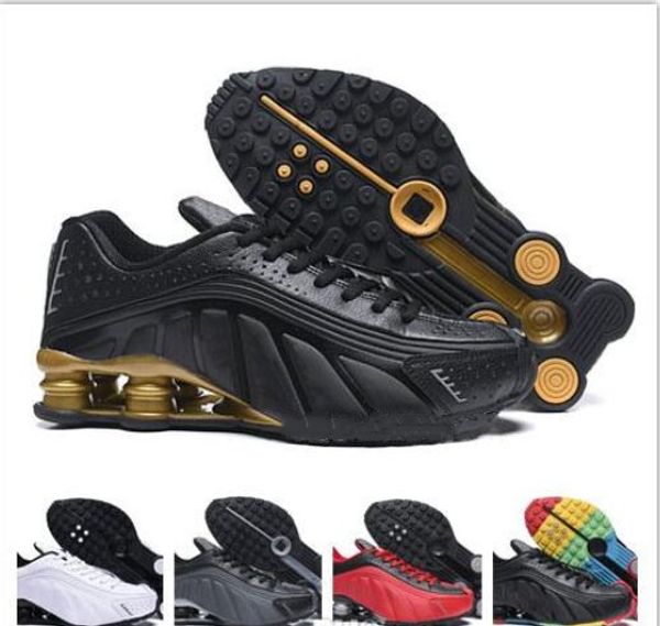 

gold rainbow shox r4 men designer shoes chaussures r4 basketball shoes zapatillas hombre nz man sport trainers tn outdoor shoe