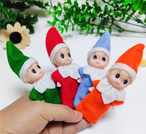 

10 pcs/50pcs/100pcs christmas baby elf dolls baby elves toys mini elf xmas decoration doll kids toys gifts little dolls