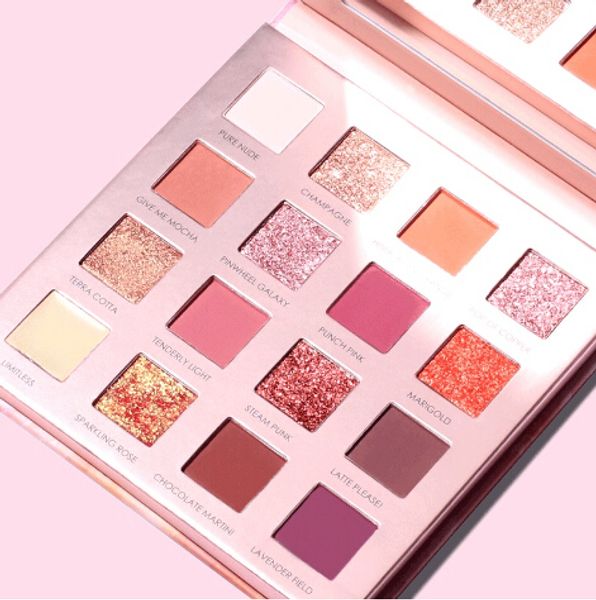 

eye shadow 16 colors sunrise palette glitter matte pigment eyeshadow loose quality