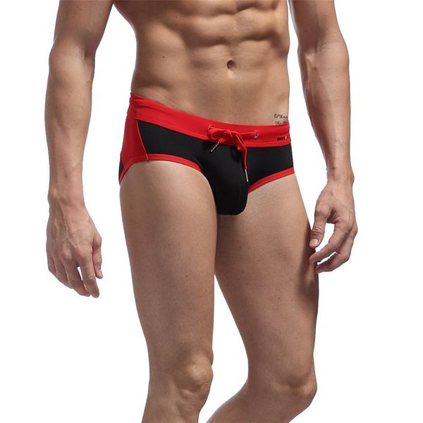 

swimming pants for men patchwork underwear mens nylon fashion flat-corner beach sports swimming trousers