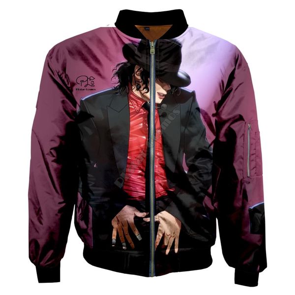 

plstar cosmos new fashion casual 3dprint men/women king of michael jackson zipper/bomber jackets/hoodies/hoodie s-3, Black;brown