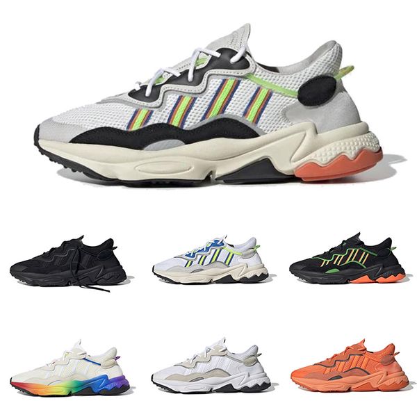 

2019 fashion brand mens casual shoes raf simons ozweego halloween tones tripe white black pride maxes designer sneakers trainer