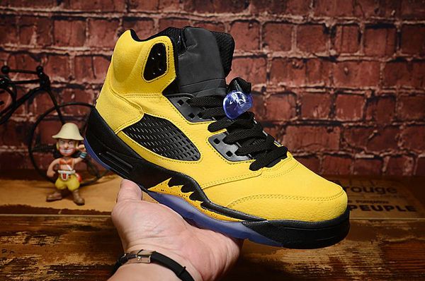 

men 2019 5 michigan inspire shoes amarillo college navy 5s sneaker, Black
