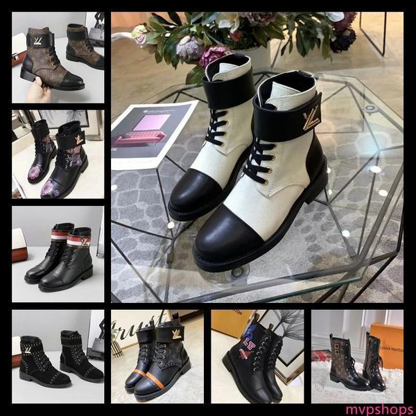 

a1 14 модели роскошный дизайн ботинок женщин desert ботинок коренастый пятки мартин обувь печати кожа платформы desert шнуровка ботинок 5см