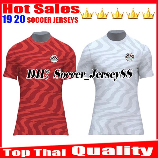 

2019 2020 egypt soccer jersey m. salah world cup home red away white 19 20 kahraba a. hegazi ramadan uniforms jerseys footbal shirts, Black;yellow