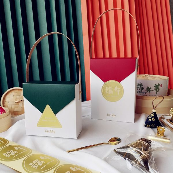 

2 size gift carrying box l enterprise unit l gift packaging carrying gift box party wedding supplies xd23532