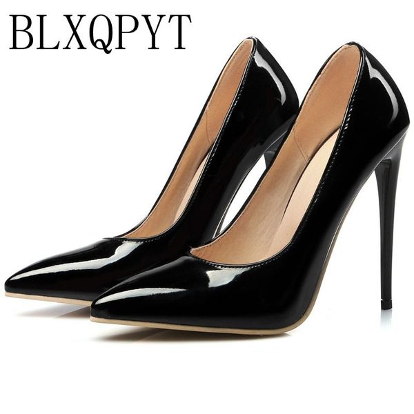 

big size sale 34-47 apricot new fashion pointed toe women pumps platform pumps high heels ladies wedding party shoes 8, Black