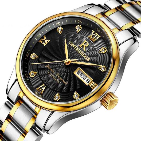 

fashion ultrathin men quartz watch steel shell waterproof round watches casual metal steel strip wristwatch, Slivery;brown