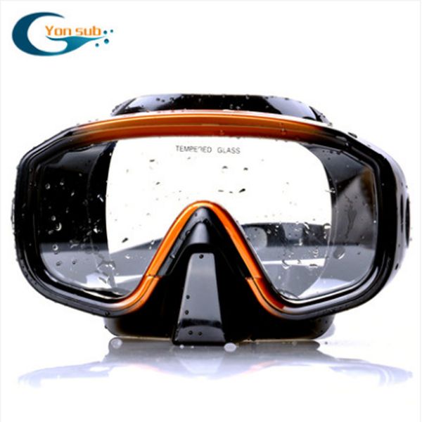 

silicone scuba diving mask one-window professional snorkeling spearfishing mask ym138