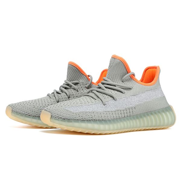 

kanye west 2020 gid glow in dark clay true form hyperspace mens reflective running shoes women sport designer sneakers #qa456