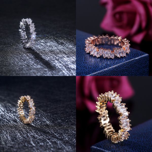 

lovers stone ring gift jewelry 925 silver luxury designer classic fashion aurora iced out engagement prom promise love