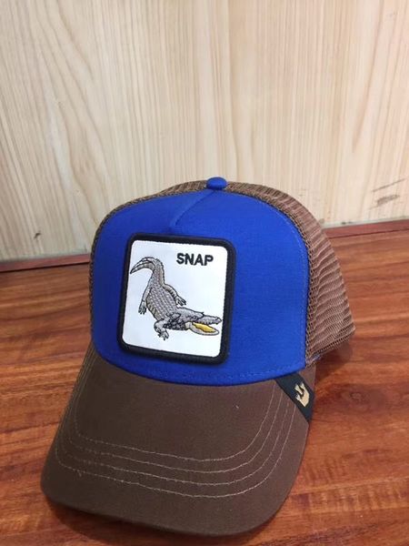 

Мода Животные Вышивка Бейсболки Мужчины Женщины Snapback Хип-Хоп Шляпа Летняя Дышаща