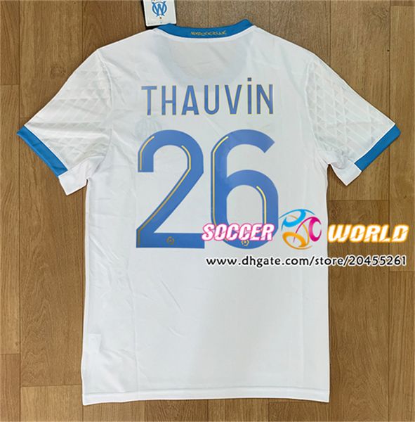 

marseille soccer jersey 2020 21 marseille maillot de foot benedetto payet .gustavo thauvin shirts size s-xxxl, Black;yellow