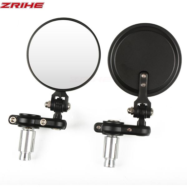 

universal motorcycle mirror aluminum 22mm handle bar end rearview side mirrors motor accessories for f800r r ninet r 1200