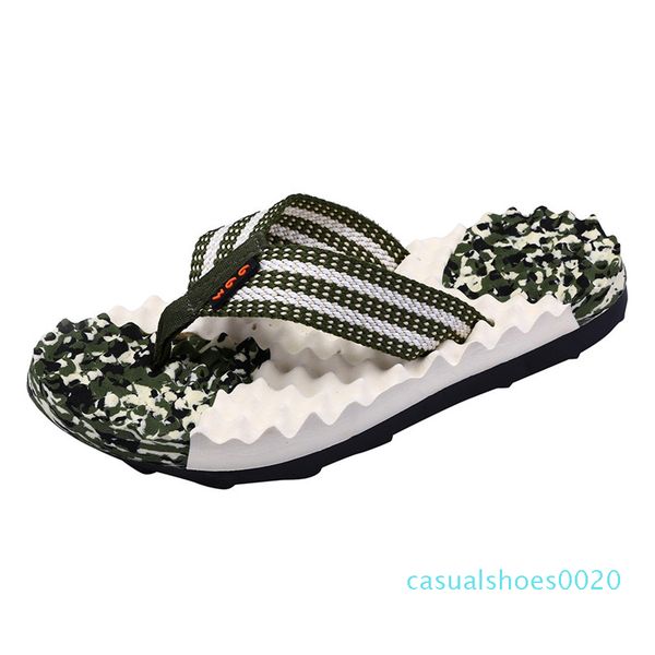 

siketu summer men beach flip flops men shoes beach massage slipper casual flip flops slippers summer shoes a30 c20, Black