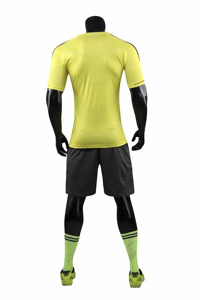 

2019 men training football sets with shorts uniforms reversible football jerseys for that home and away look kits sports b25-19, Black;red