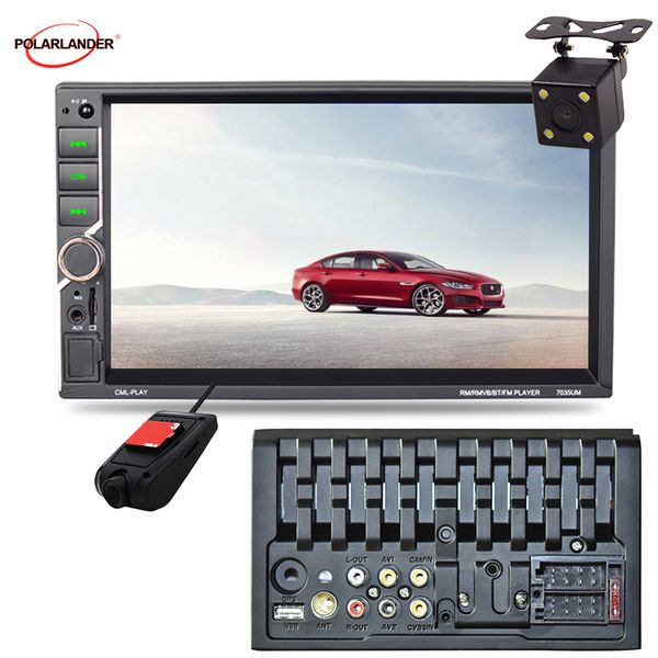 

car multimedia player autoradio mp5 universal support rear view camera touch screen car radio 7'' 2 din mirrorlink auto radio
