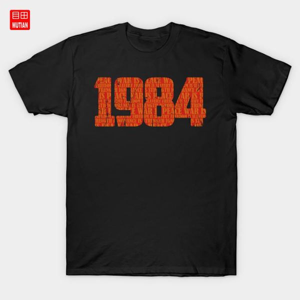 

1984 t-shirt nineteen eighty four ingsoc big brother orwell dysa 1984, White;black
