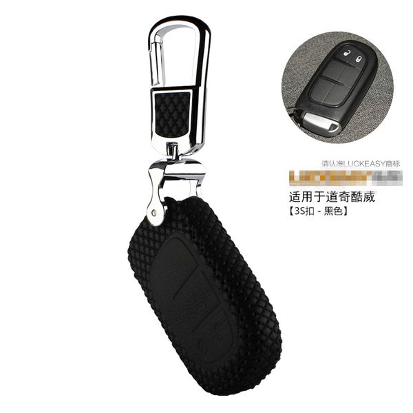 

for dodge journey 2013 2014 2015 2016 jcuv 2013 car-styling brand new leather remote key case cover holder
