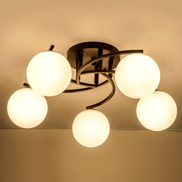 

american style retro iron art living room lamp european style pastoral personality led ceiling lamp pendant lighting