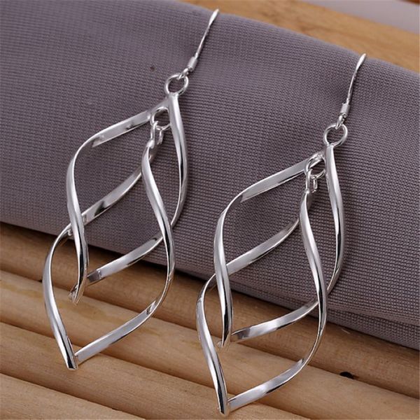 

cute for women lady beautiful party jewelry silver color earrings fashion jewelry charm wedding holiday gifts e168