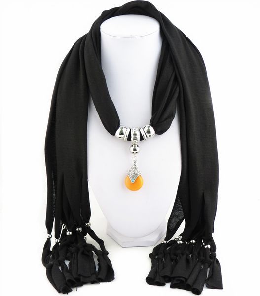 

fashion- can be choices pendants jewelry scarves dongguan scarf manufacturer women' neckwear fringed polyester tassel scarves in stock, Blue;gray