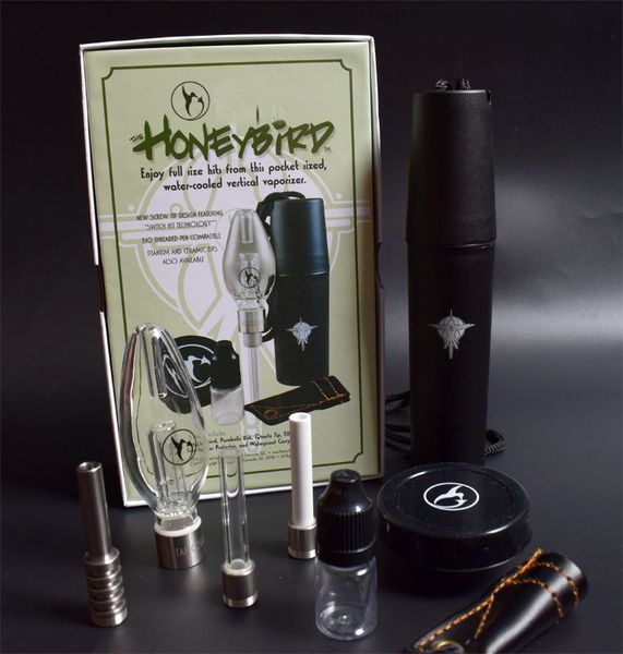 

Honeybird Нектар коллектор V4 комплекты с Thread Titanium Ceramic Quartz Tips Ногти Concentrate Honey Honey Стро Bird против Honeycomb