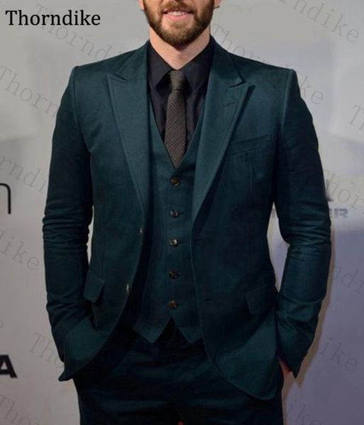 

торндайк gentleman костюм остроконечного отворота твердого бизнес мужчины костюм solid slim fit groom tuxedos 3 шт cutom made wedding party, White;black