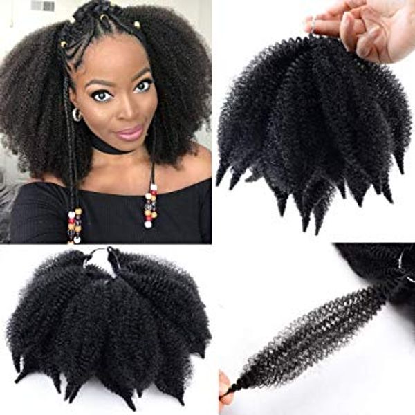 2020 Ombre Marley Braids Hair Afro Kinky Curly Marley Curl Twist
