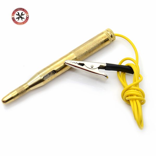 

auto car light circuit tester lamp voltage dc 6v 12v 24v copper test pen detector probe light system test probe lamp