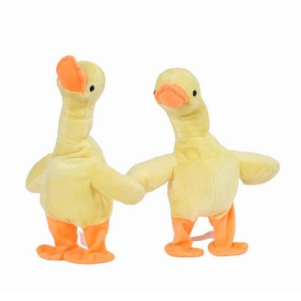 

2020 Electric Duck Plush Toy Sing Dancing Interactive Stuffed Animal Funny Duck Plush Toys Birthday Gifts For Baby and Children
