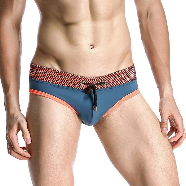 

mens brand stripe breathable splicing bulge briefs swimming trunks swimwear 2019 swim trunks boxer briefs beachwear sexy