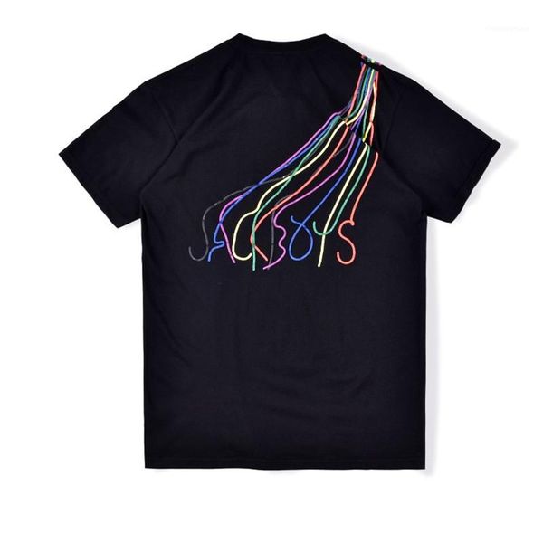 

mens clothing fashion casual summer designer mens short sleeves tee hip-hop male t-shirt loose print, White;black