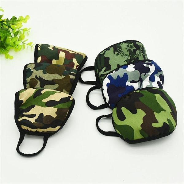 

fashionable mascherine face masks 2 layers camo print anti dust filtrition mouth mask respirators for outdoor 1ry e1