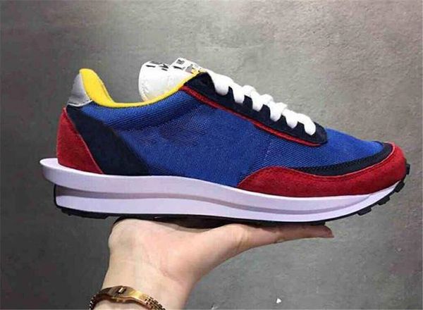 

sacai ldv waffle daybreak running shoes for mens athletic shoes trainer women black white runner luxury sneaker man designer shoes 36-44