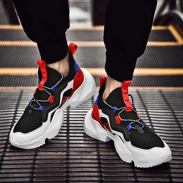

fashion walking sport shoes men casual sneakers men fashion shoes for trainers male krasovki chaussure homme, Black