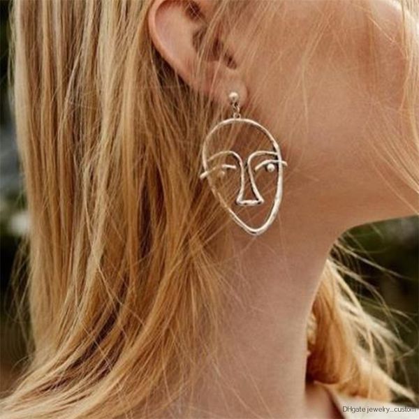 

Bohemian Earrings Ladies Earrings Alloy Face Bracelet Earrings Hollow Earring Jewelry Wholesale