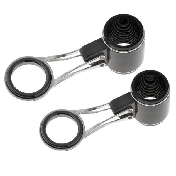 

2pcs folding stainless steel fishing rod guides rod repair kit
