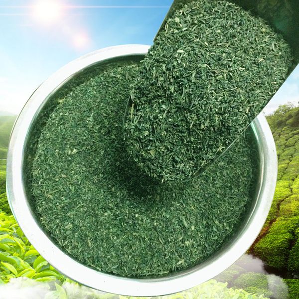 

will spring 2019 cloud green tea tea dust 500g new tea non bag special nong xiang cha angle broken