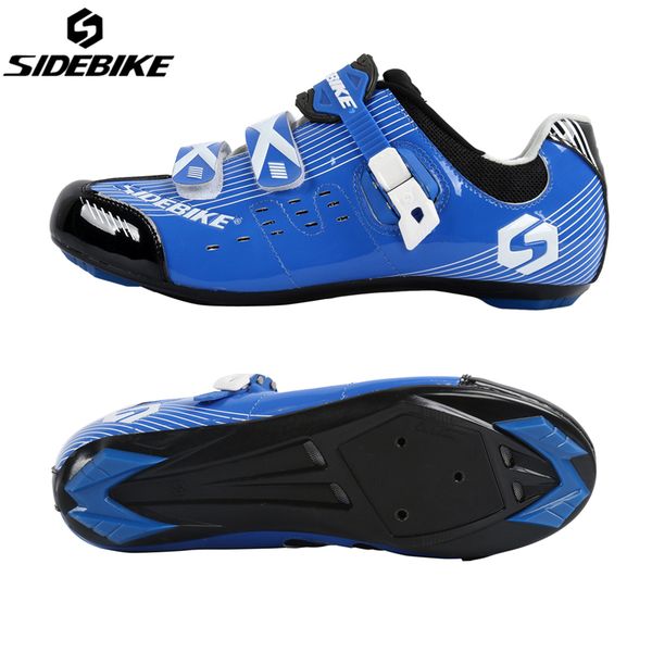 

sidebike cycling shoes road men's racing athletic bicycle shoes sapatilhas ciclismo sapatos breathable rode bike cycling, Black