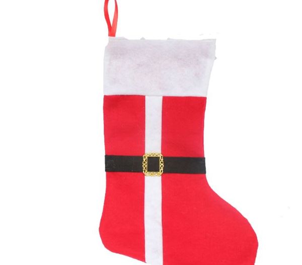 

2017 new christmas stockings non-woven large christmas stockings eve gift bags