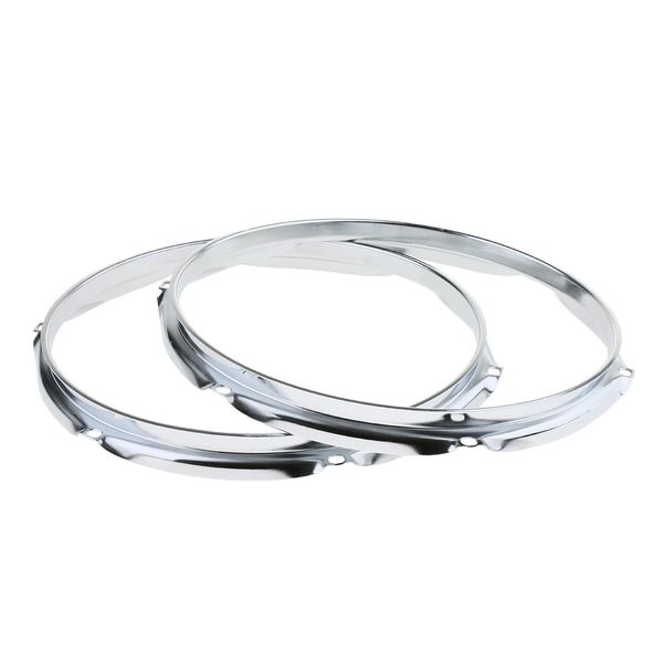 

1 pair iron tom-tom drum hoop ring rim for drum set kit parts accessory
