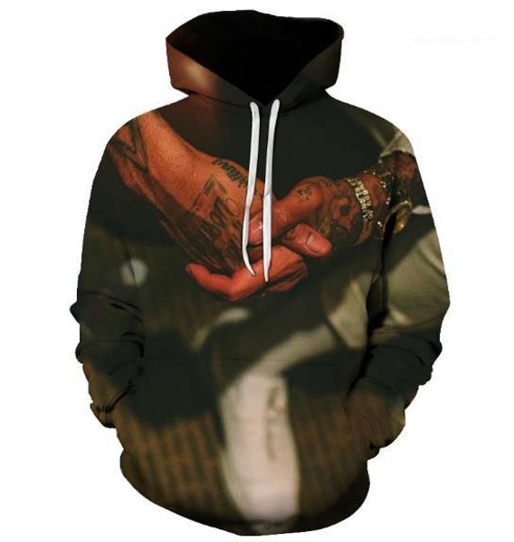 

american rapper hipsey hussle 3d hoodies men women hooded spring designer skateboard pullovers harajuku sweatshirts mens clothing, Black